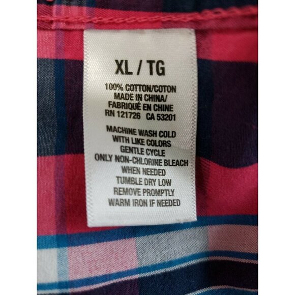 🪻BOGO🪻 Aeropostale Mens Button Down Long Sleeve‎ Shirt Plaid Sz XL - Picture 8 of 10